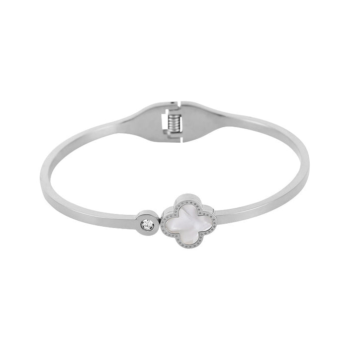 Wholesale Classic Clover Diamond Bracelet Titanium Steel Accessory Stainless Steel Minimalist Jewelry