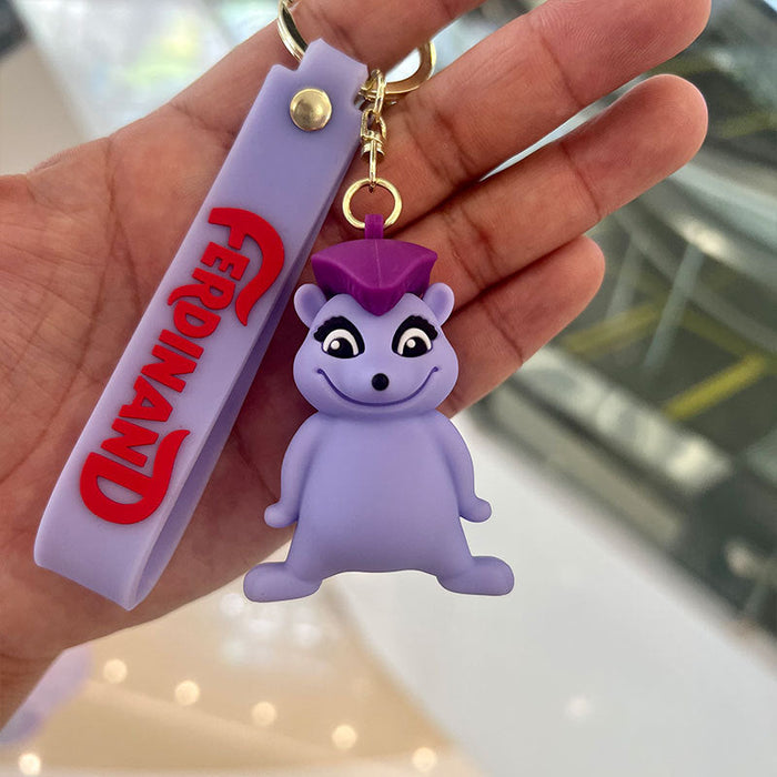 Wholesale Cartoon Anime PVC Keychains JDC-KC-MiaoY062