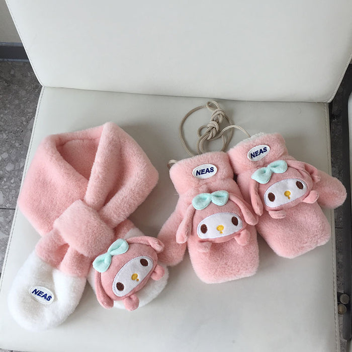 Wholesale Cute Cartoon Embroidered Children' s Scarves