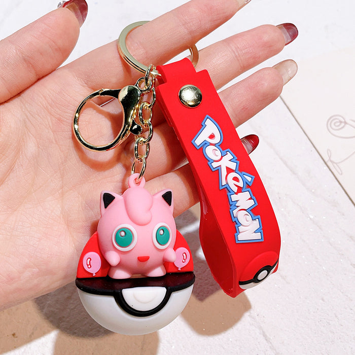 Wholesale Cartoon Silicone Doll Keychain JDC-KC-QiChao017