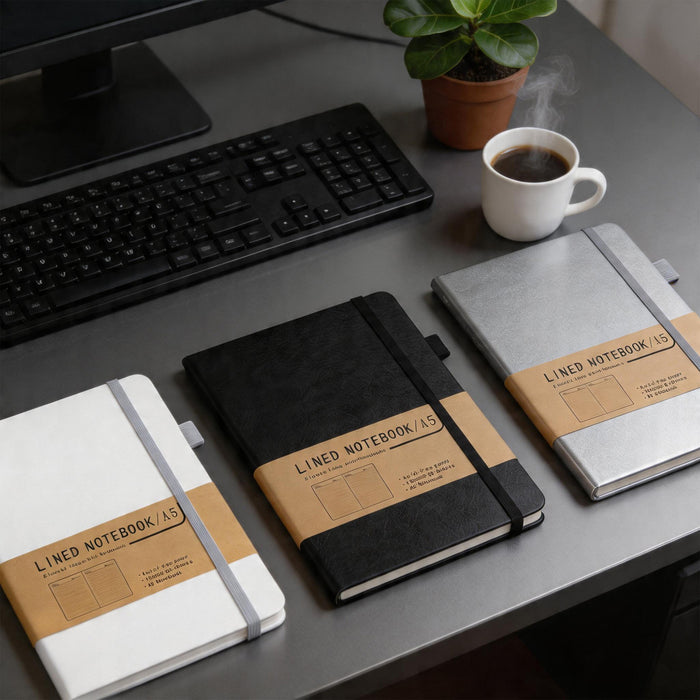 Wholesale Acid-Free Paper A5 Notebook Red DuPont Cover Vintage Style