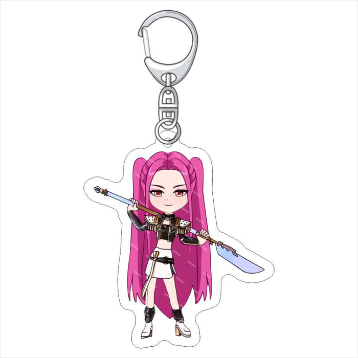 Wholesale K-POP Anime peripheral cute acrylic keychain