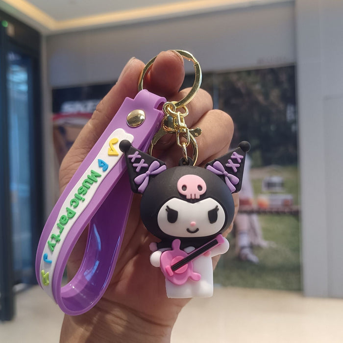 Wholesale Cartoon Silicone Doll Keychain JDC-KC-KuangK022