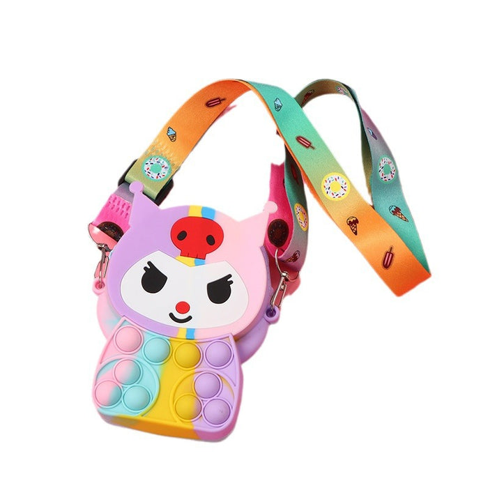 Wholesale Silicone Children' s Crossbody Storage Bag