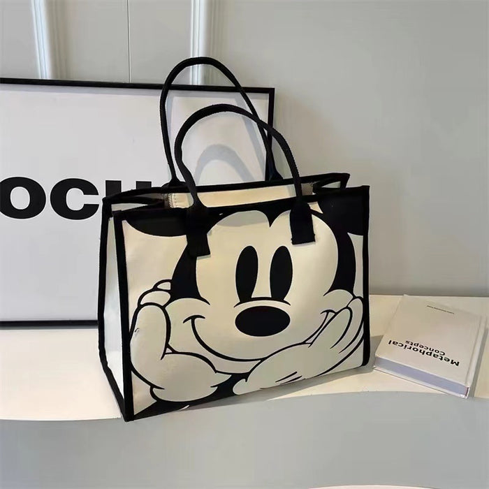 Wholesale Large Capacity Cartoon Mickey Print Shoulder Canvas Bag JDC-SD-JingS004