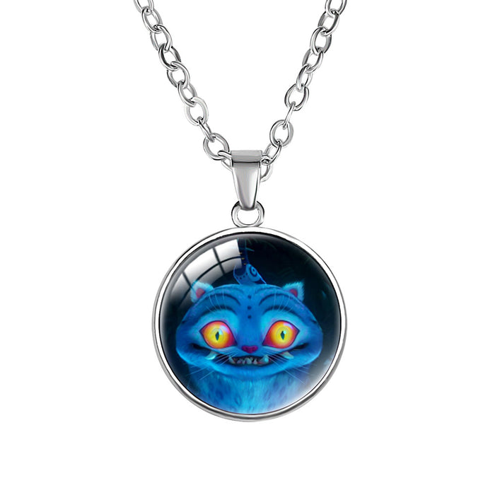 Wholesale KPOP Anime Crystal Pendant choker necklace