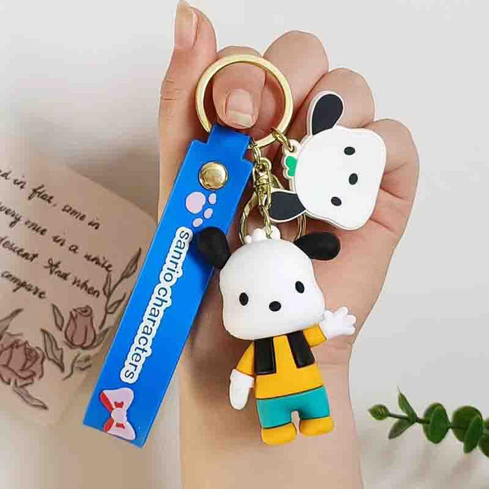 Wholesale Cartoon Silicone Doll Keychain JDC-KC-HaoXi023