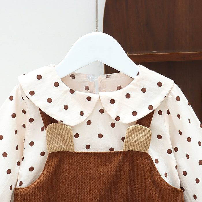 Wholesale Polka Dot Baby Bear Children's Skirt JDC-CTS-MianY025