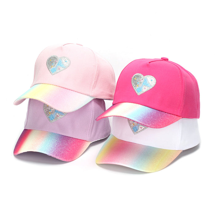 Wholesale Foreign Trade Children' s New Heart-Shaped Sequin Hat
