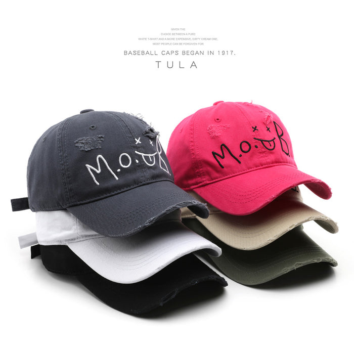 Wholesale Letter Embroidery Cotton Fashionhat Baseball Cap Outdoor Sports Travel Sun Protection JDC-FH-TuL005