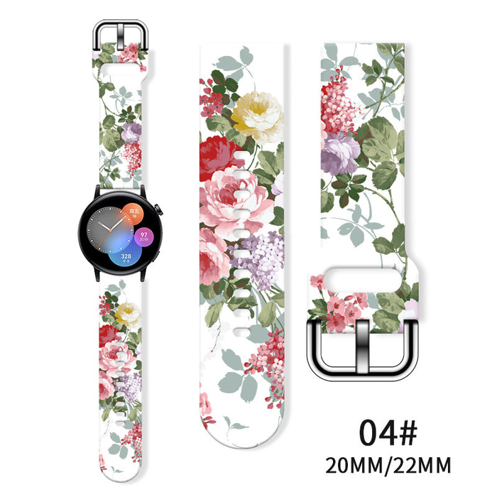 Wholesale Printed  Tpu Watch Strap Wrist Strap JDC-WD-NuoQi085