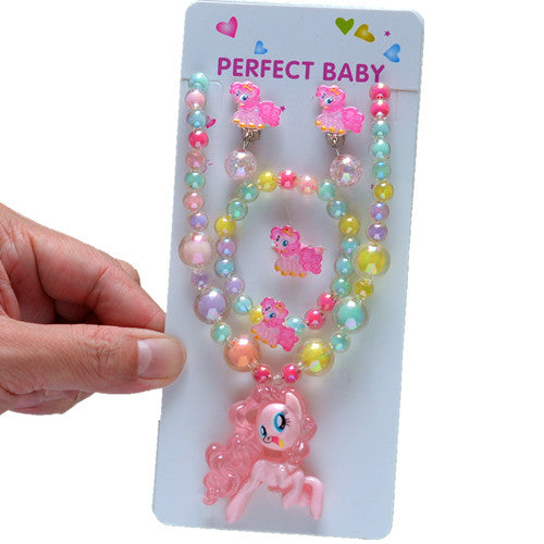 Wholesale Children' s Cartoon Cute Beaded Necklace