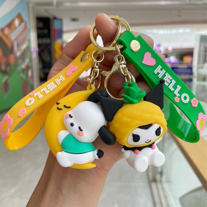 Wholesale Keychain Cute Doll Bag Pendant Car Keychain Ring