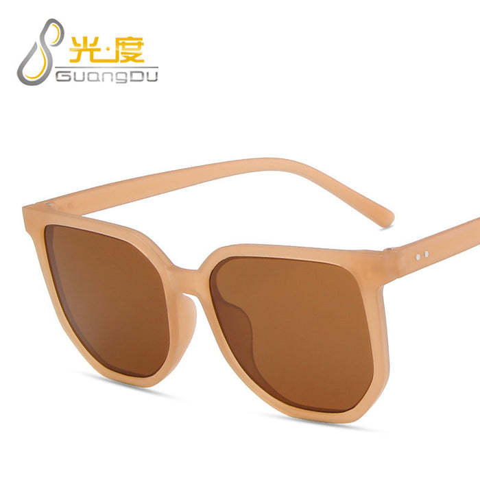Wholesale Polygonal frame rice nail sunglasses, new fashionable and simple sunglasses, sun shading beach glasses
