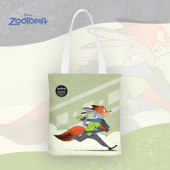 Wholesale Cartoon-patterned canvas shoulder bags