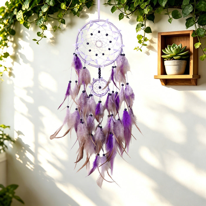 Wholesale Handmade Feather Dreamcatcher Wall Decor Bohemian MOQ≥2