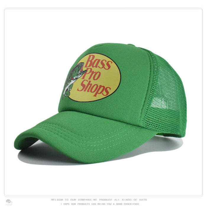 Wholesale Printed baseball cap summer net cap outdoor sunscreen sunshade driver cap
