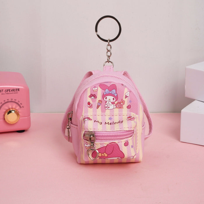 Wholesale Leather coin purse student portable mini key bag cartoon cute
