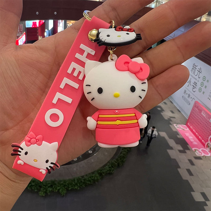 Wholesale Creative Silicone Doll PVC Keychain (F) JDC-KC-XingS010