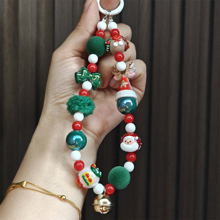 Wholesale Christmas series cartoon short keychains