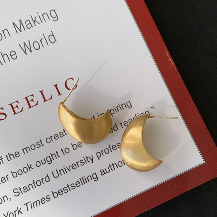 Wholesale Brushed Water Drop Flower Earrings for Women