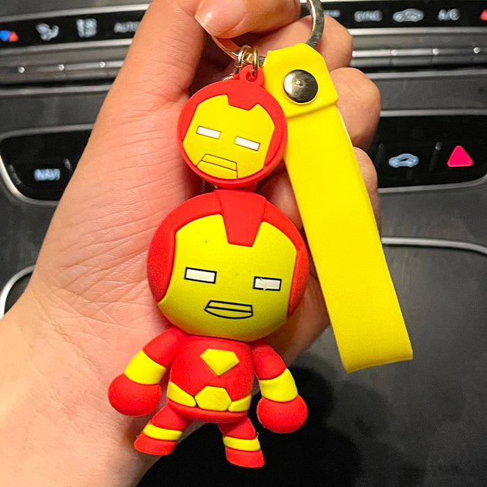 Wholesale Cartoon Doll Silicone Keychain JDC-KC-Benxin033