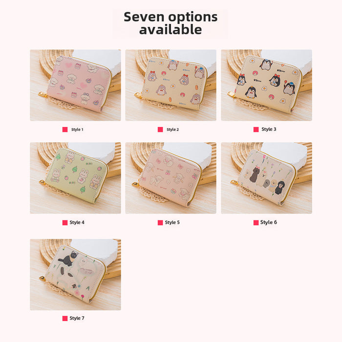 Wholesale  cartoon printing organ card holder coin purse  card holder