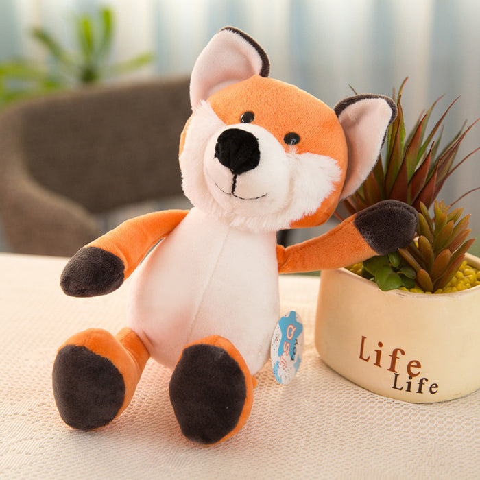 Wholesale Forest Animal Doll Giraffe Lion Monkey Dog Tiger Gift Birthday Plush Toy