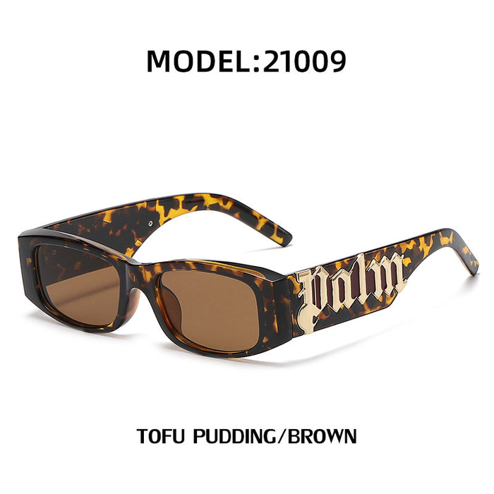 Wholesale PC Small Frame Wide Temple Men's Anti-ultraviolet Sunglasses JDC-SG-LanMou003