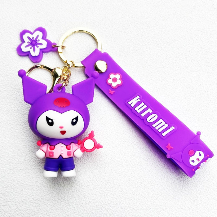 Wholesale PVC Cartoon Doll Keychain JDC-KC-WuYi181