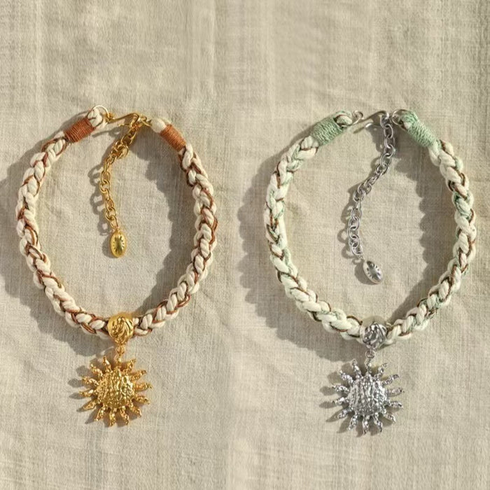 Wholesale Rope Clavicle Chain Seaside Vacation Casual Necklace Exaggerated