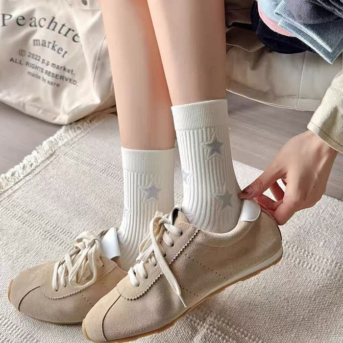 Wholesale Autumn and Winter Women's Socks - High Barrel Thick Socks - Versatile Stacking