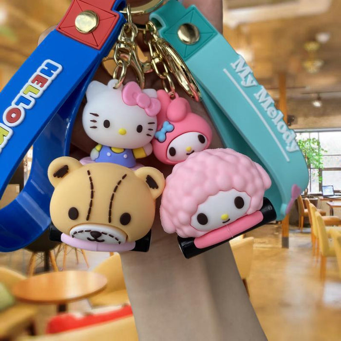 Wholesale Cartoon Doll Silicone Keychain JDC-KC-MingT068