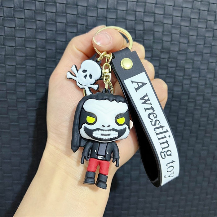 Wholesale Creative Cartoon PVC Soft Keychains JDC-KC-JinB013