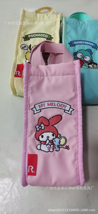 Wholesale New Dog Handbag Cute Cartoon Water Cup Bag Diagonal Cross Handbag Embroidered Portable Cup Cover Bag