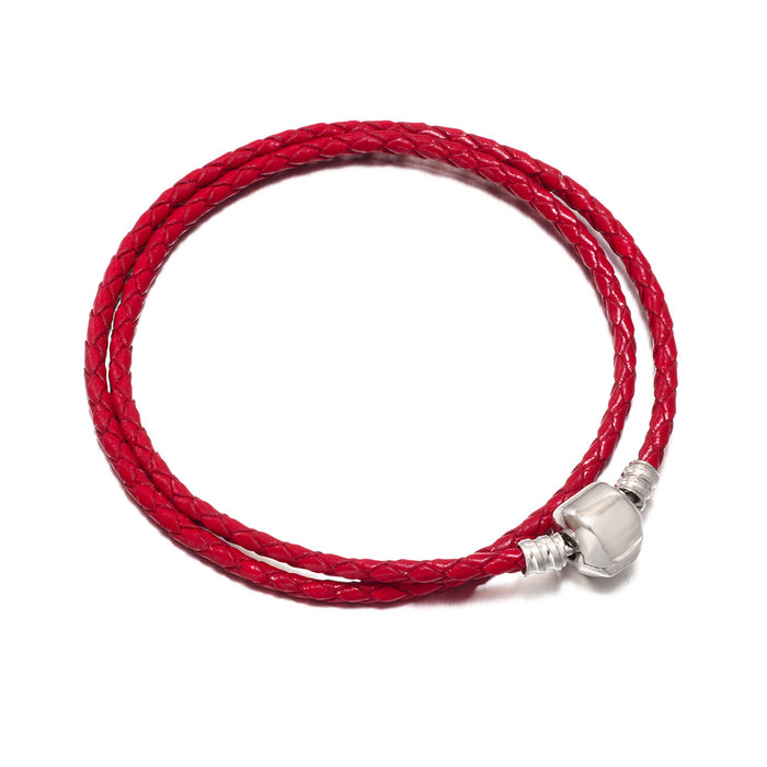 Wholesale Braided Leather Bracelet JDC-BT-QiN010