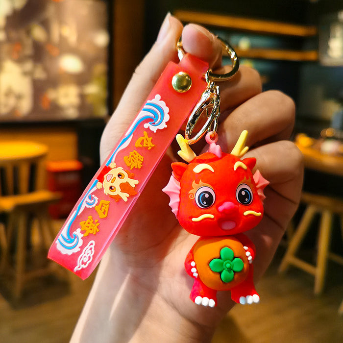 Wholesale Cartoon Doll Silicone Keychain JDC-KC-Tingm257