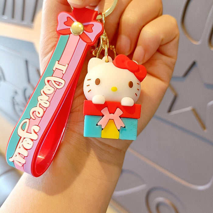 Wholesale Cartoon Silicone Doll Keychain JDC-KC-MingT173