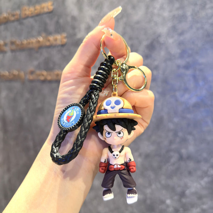 Wholesale Metal Keychain Cartoon Anime Cosplay Bag Charm Gift for Car Key Accessory MOQ≥2