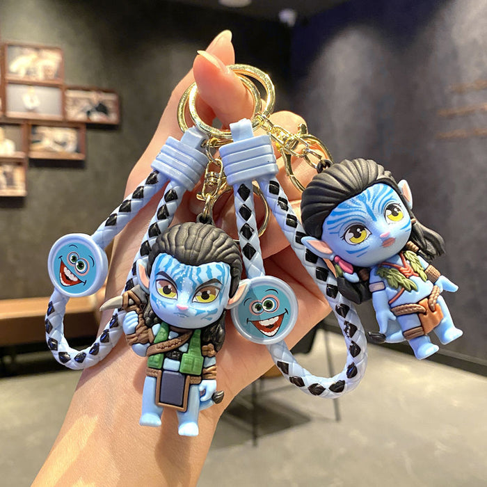 Wholesale Cartoon 3D Silicone Doll Couple Keychains