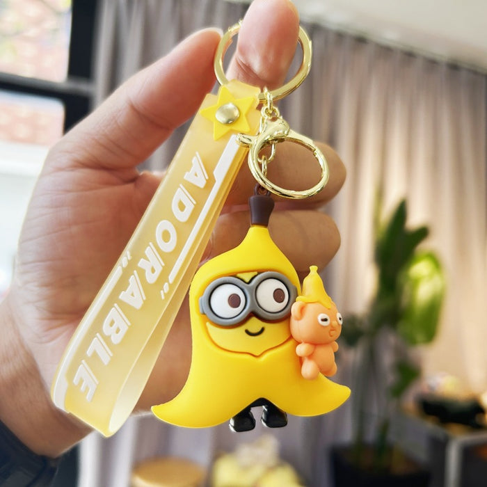 Wholesale PVC Cartoon Doll Keychain JDC-KC-WuYi204