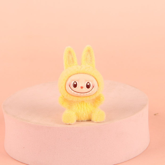 Wholesale Creative Resin Flocked Keychain