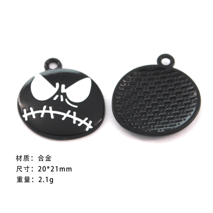 Wholesale 10cs   series diy alloy oil earrings pendant accessories factory direct sales
