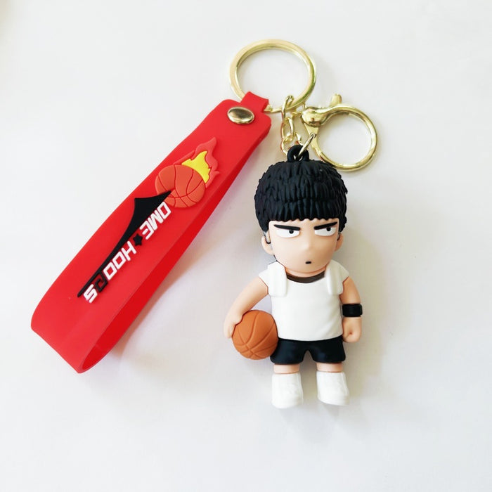 Wholesale PVC Cartoon Football Suit Doll Keychain JDC-KC-WuYi151