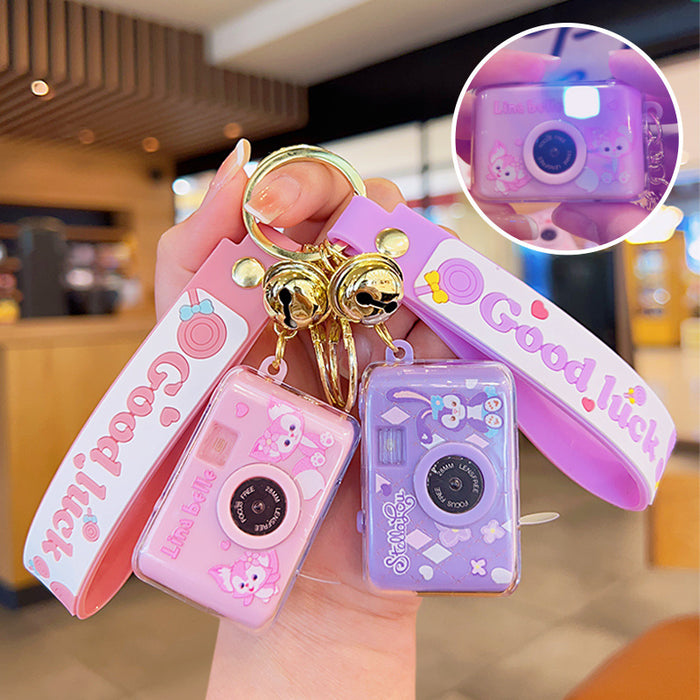 Wholesale Acrylic Luminous Camera Creative Keychain JDC-KC-KuM020