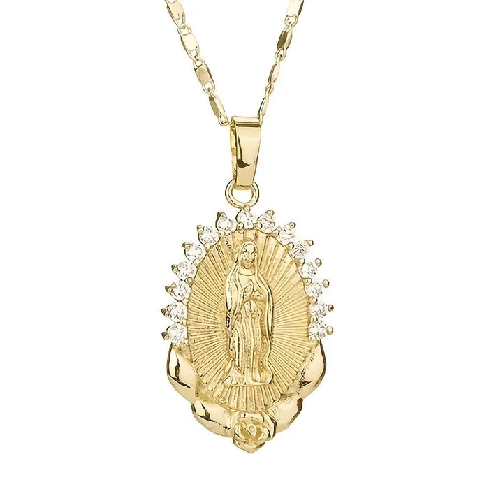 Wholesale Madonna Fashion Alloy Pendant Necklace