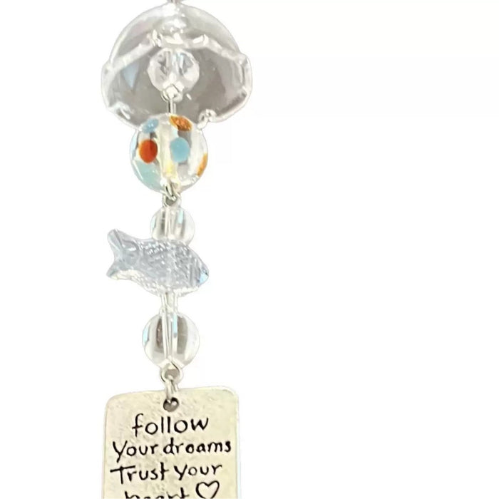 Wholesale goldfish wind chime phone case pendant bracelet beads pendant accessories