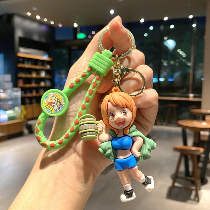 Wholesale Metal Keychain Cartoon Anime Cosplay Bag Charm Gift for Car Key Accessory MOQ≥2