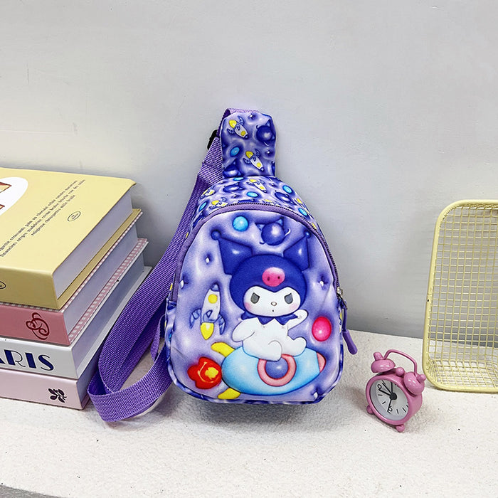 Wholesale Children's trendy handbag, chest bag, coin purse, shoulder bag, men's casual crossbody bag