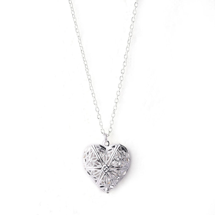 Wholesale Imitation Gold Heart Pendant Necklace Zinc Alloy Valentine' s Day Gift